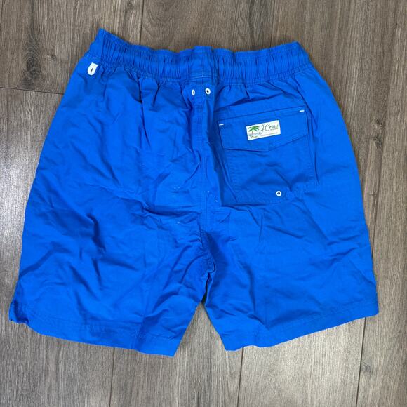 Crewcuts J.Crew Swimwear Boys 16 Ultra Blue Mesh Lined Drawstring Elastic Waist - Picture 8 of 10